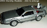 Delorean Time Machine 1:25