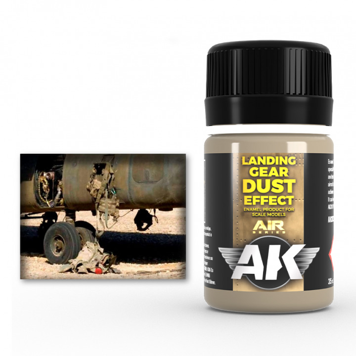 Boxart Landing Gear Dust Effect AK 2031 AK Interactive Air Series