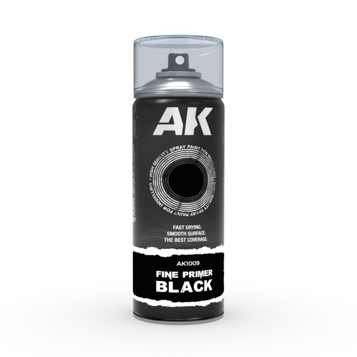 Boxart Fine Primer Black AK1009 AK Interactive