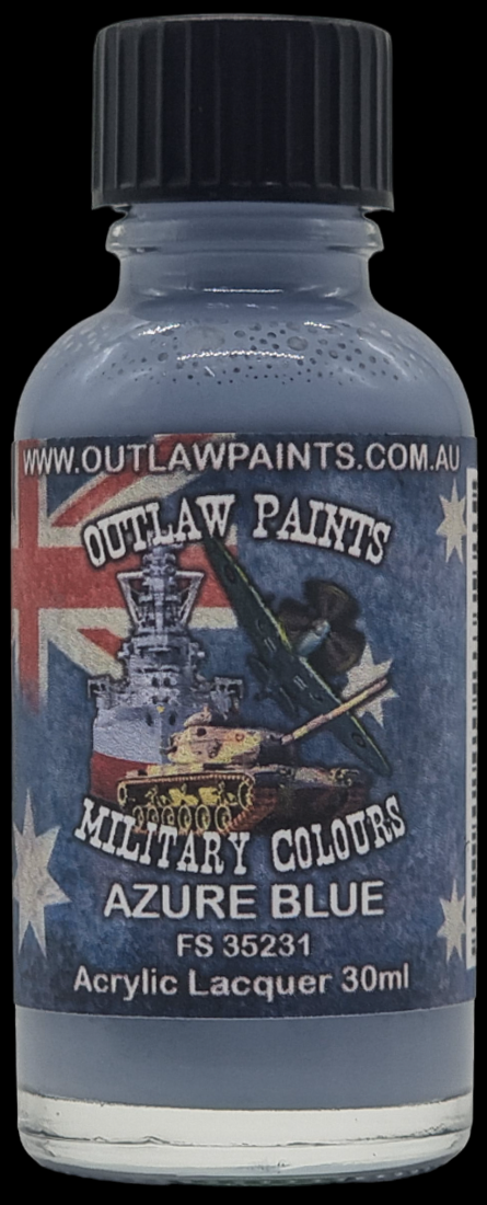 Boxart Australian Military Colour - Azure Blue FS35231 OP132MIL Outlaw Paints