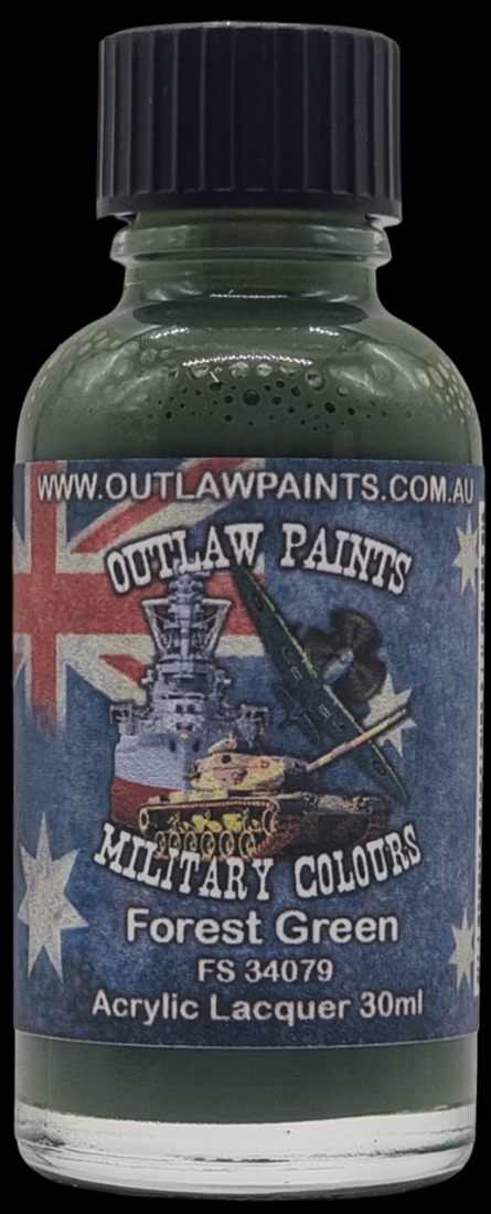Boxart Australian Military Colour - Forest Green FS34079 OP134MIL Outlaw Paints