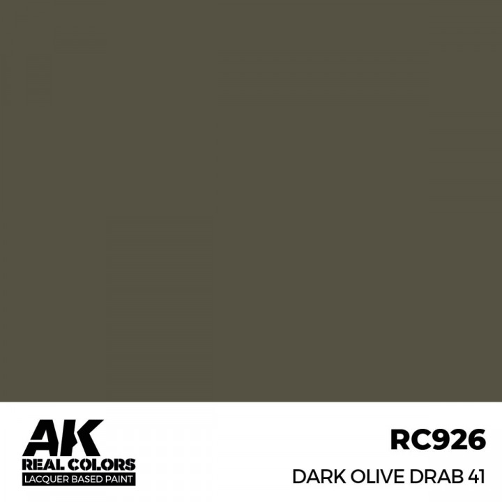 Boxart Dark Olive Drab 41  AK Real Colors