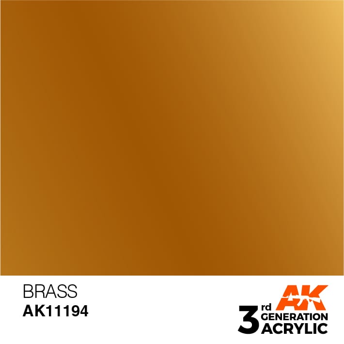 Boxart Brass - Metallic  AK 3rd Generation