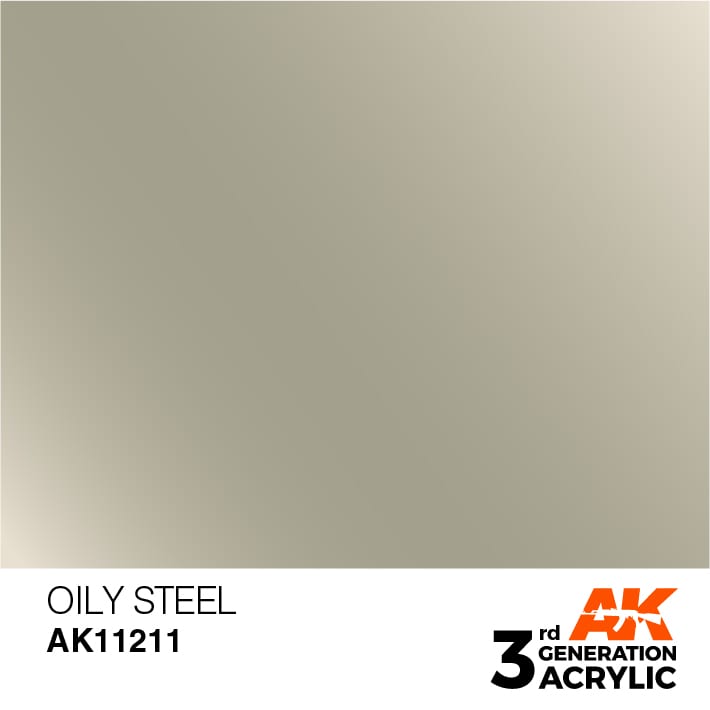 Boxart Oily Steel - Metallic  AK 3rd Generation