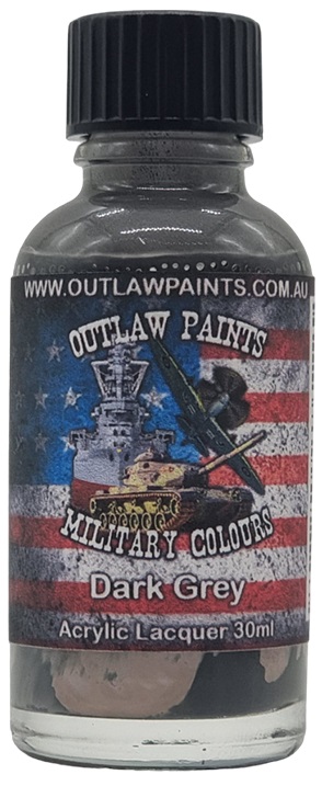 Boxart US Military Colour - Dark Grey OP049MIL Outlaw Paints
