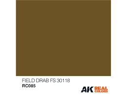 Boxart Field Drab FS 30118  AK Real Colors