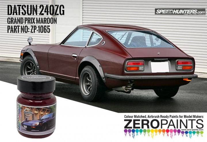 Boxart Nissan 240ZG Grand Prix Maroon  Zero Paints