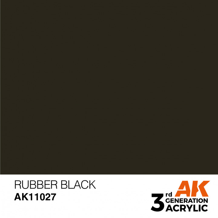 Boxart Rubber Black - Standard  AK 3rd Generation