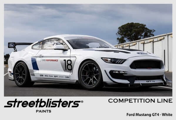 Boxart Ford Mustang GT4 White  StreetBlisters Paints