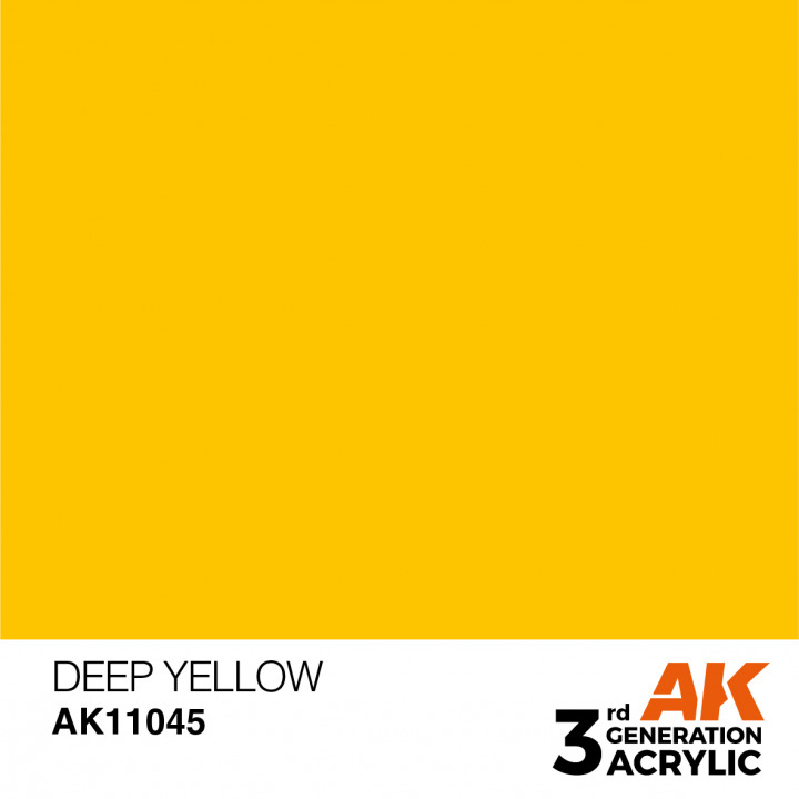 Boxart Deep Yellow - Intense  AK 3rd Generation - General