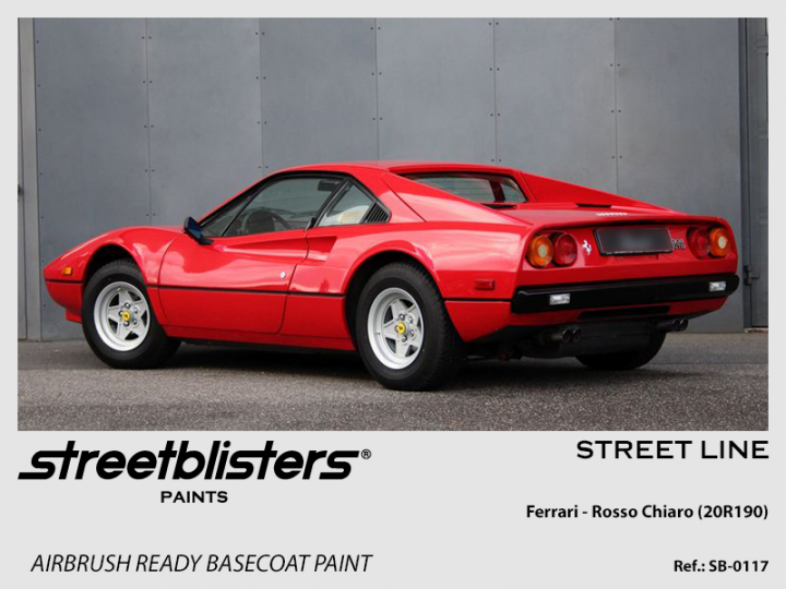 Boxart Ferrari Rosso Chiaro (20R190)  StreetBlisters Paints