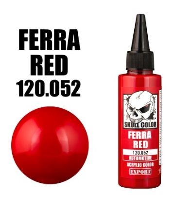 Boxart Ferra Red 052 Skull Color Automotive