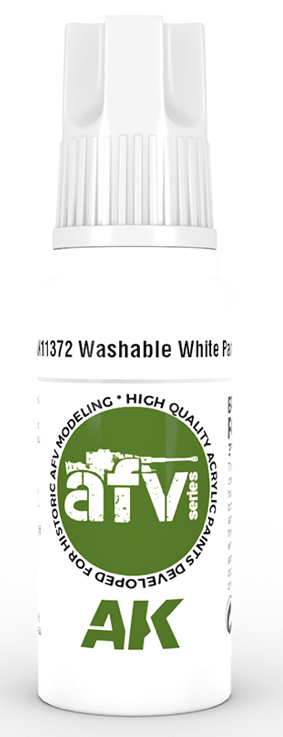 Boxart Washable White Paint  AK 3rd Generation - AFV