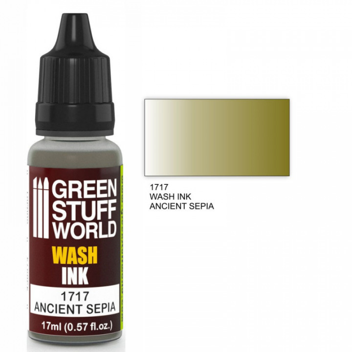 Boxart Wash Ink Ancient Sepia  Green Stuff World