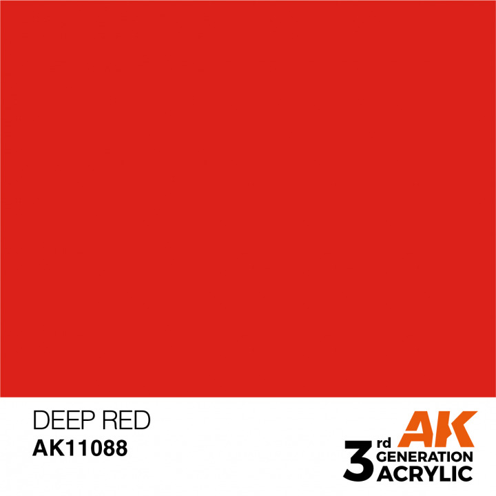 Boxart Deep Red - Intense  AK 3rd Generation