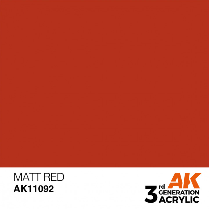 Boxart Matt Red  AK 3rd Generation