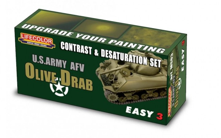 Boxart U.S. Army AFV Olive Drab  Lifecolor