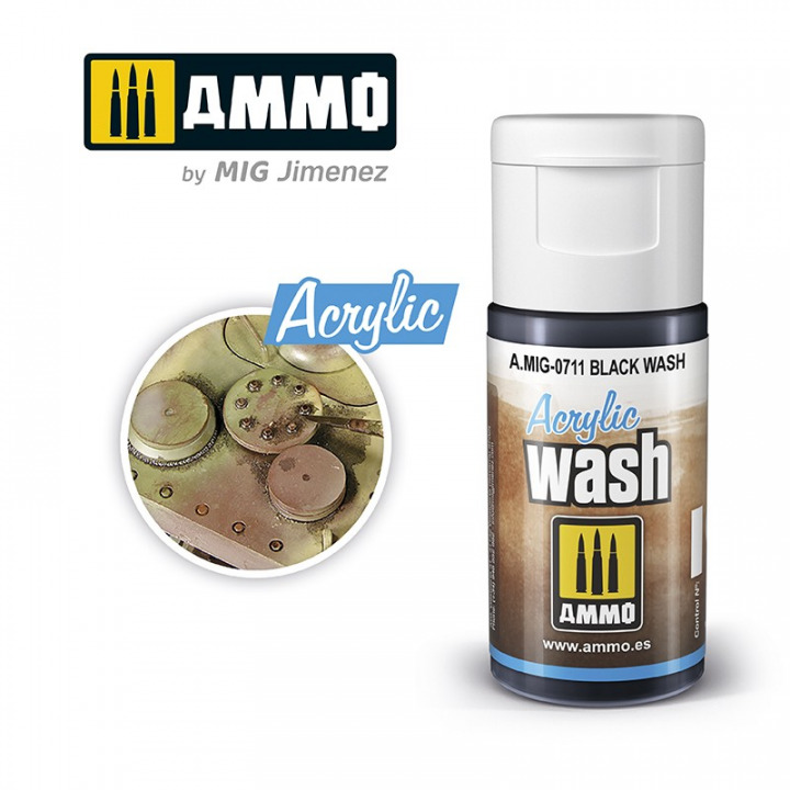 Boxart ACRYLIC WASH Black Wash 0711 Ammo by Mig Jimenez