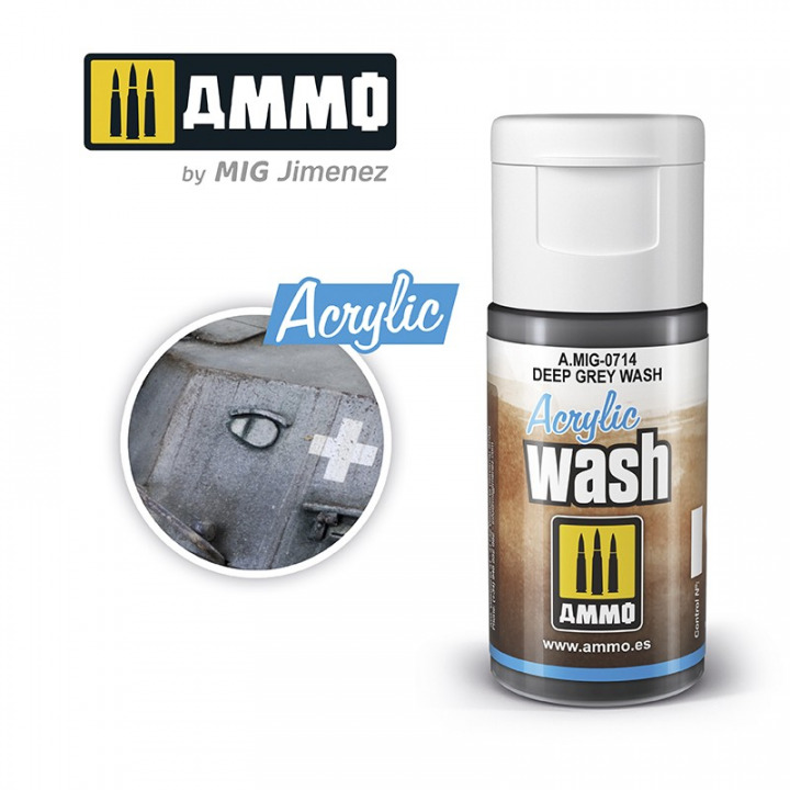 Boxart ACRYLIC WASH Deep Grey Wash  Ammo by Mig Jimenez