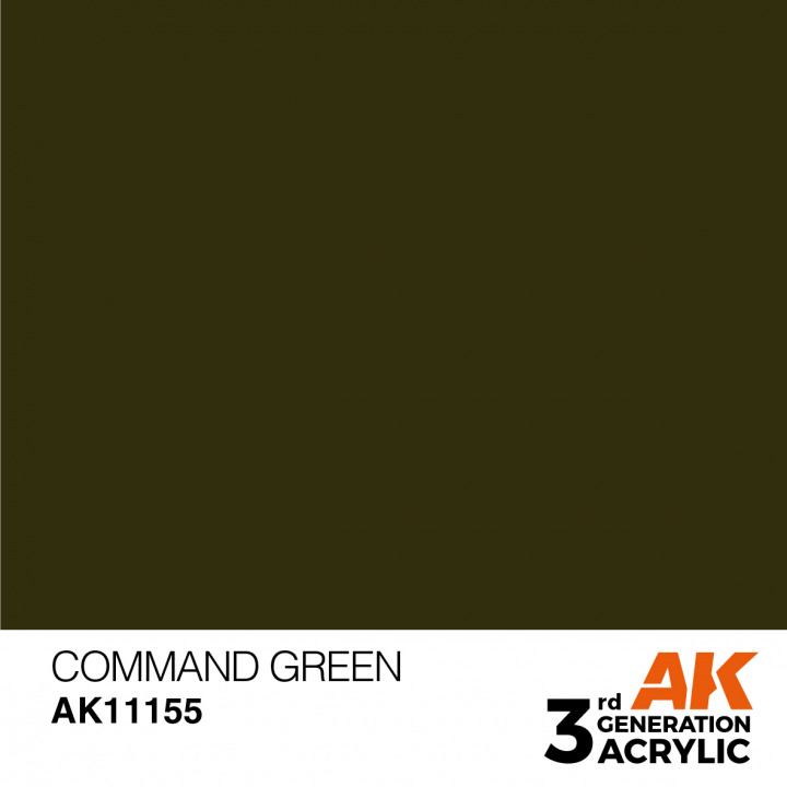 Boxart Command Green - Standard  AK 3rd Generation