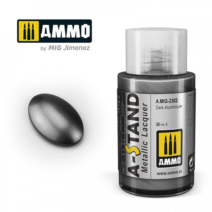 Boxart A-STAND Dark Aluminium  Ammo by Mig Jimenez