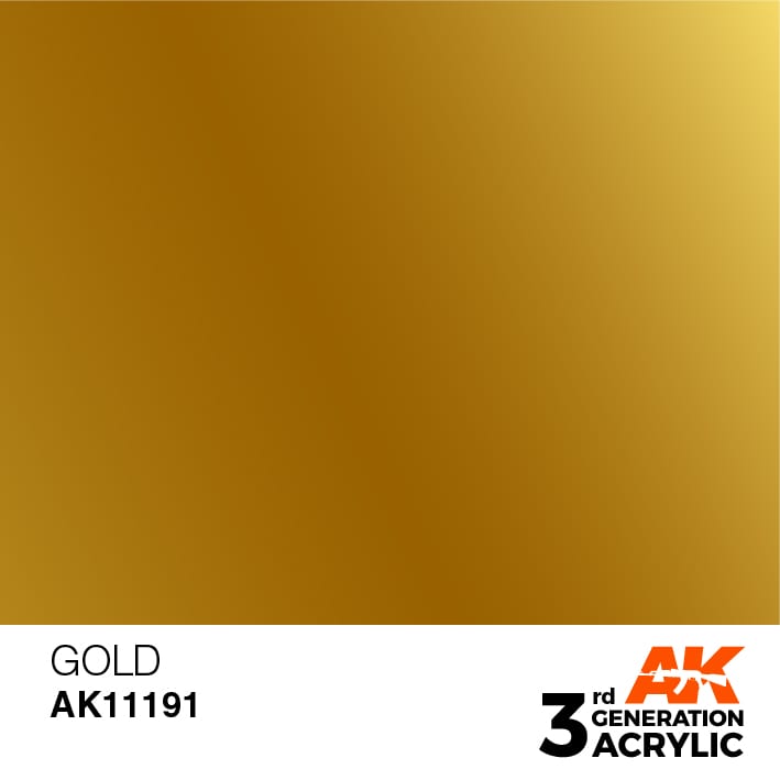 Boxart Gold - Metallic  AK 3rd Generation