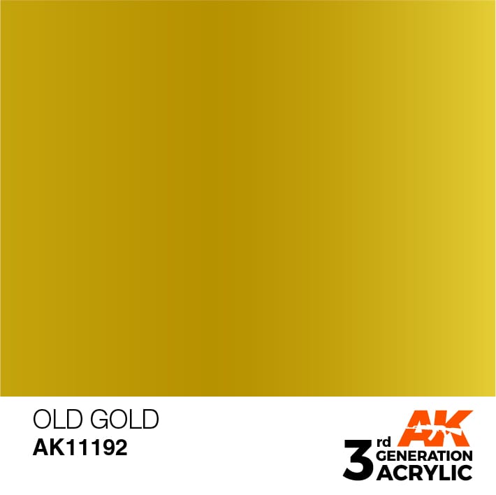 Boxart Old Gold - Metallic  AK 3rd Generation