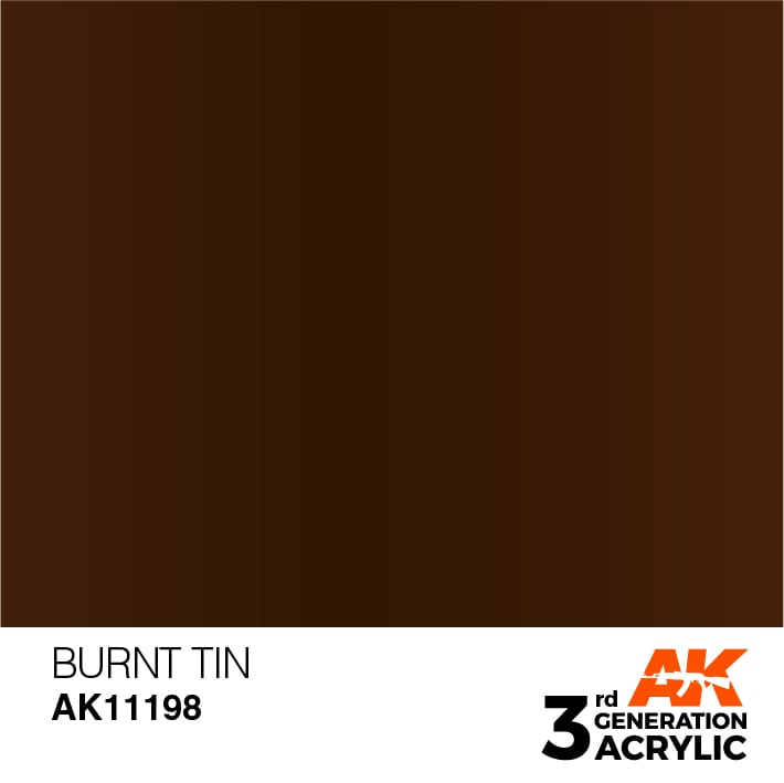 Boxart Burnt Tin - Metallic  AK 3rd Generation