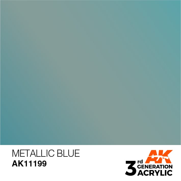 Boxart Metallic Blue - Metallic AK 11199 AK 3rd Generation