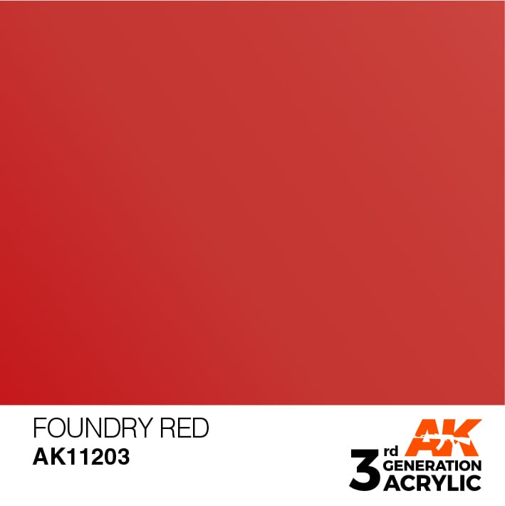 Boxart Foundry Red - Metallic  AK 3rd Generation