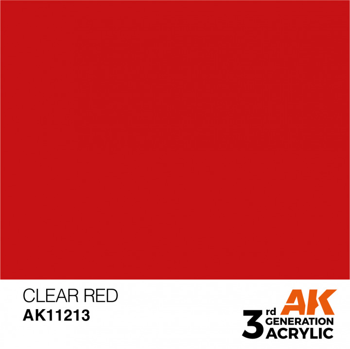 Boxart Clear Red - Standard  AK 3rd Generation - General