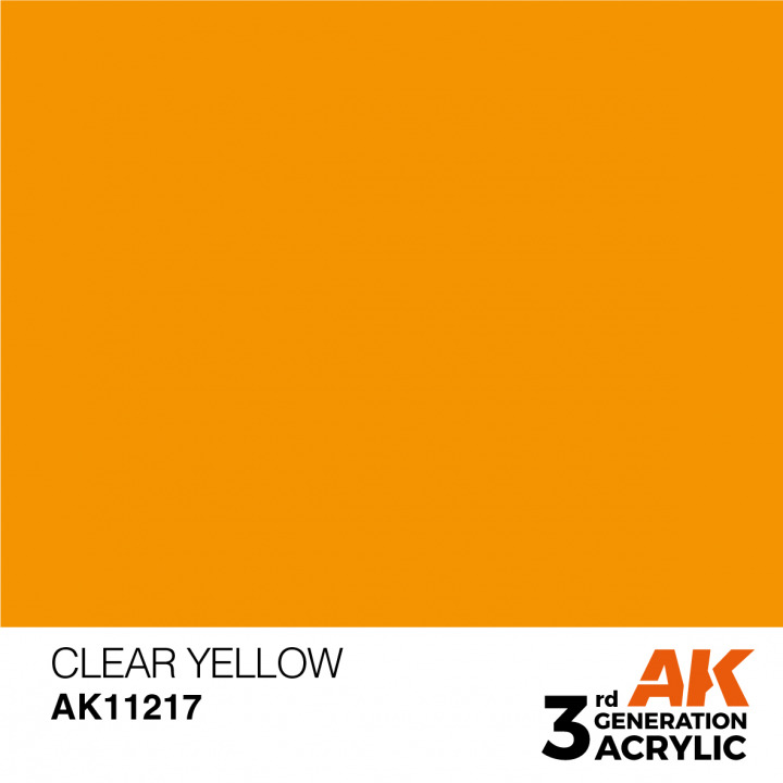 Boxart Clear Yellow - Standard  AK 3rd Generation