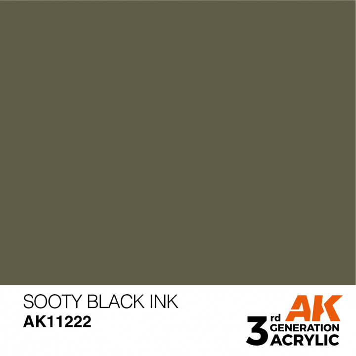 Boxart Sooty Black - Ink  AK 3rd Generation - General