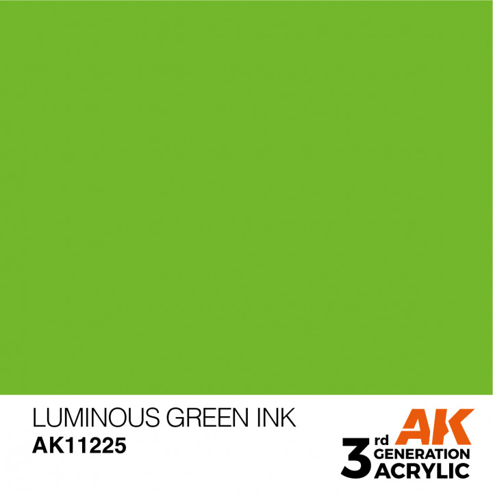 Boxart Luminous Green - Ink  AK 3rd Generation