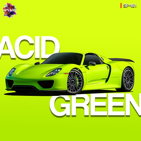 Boxart Porsche Acid Green  Splash Paints