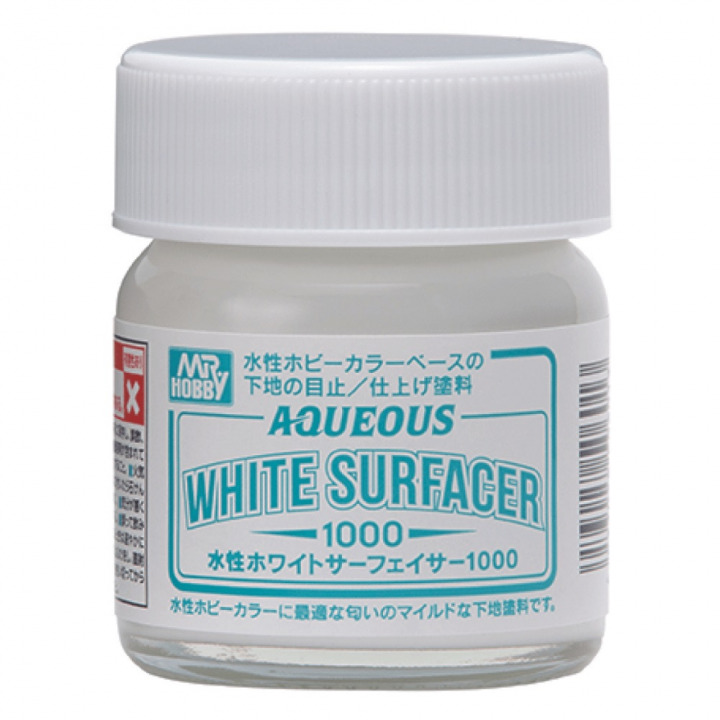 Boxart Aqueous White Surfacer 1000 HSF02 Mr. Aqueous Hobby Color