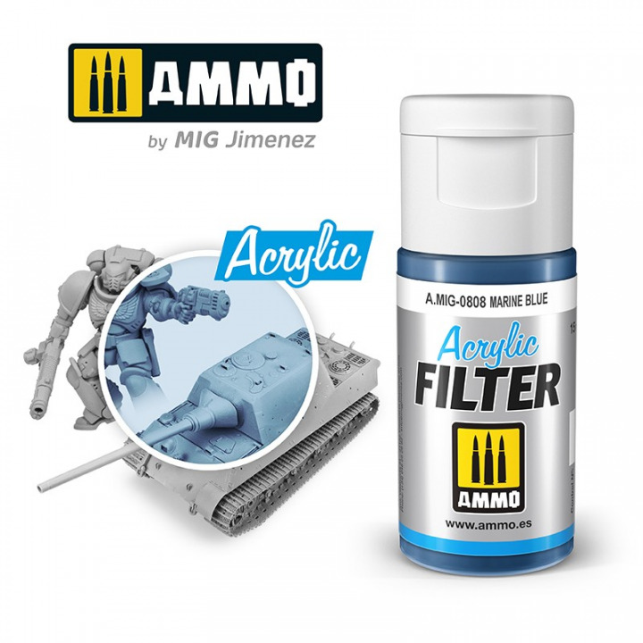 Boxart ACRYLIC FILTER Marine Blue  Ammo by Mig Jimenez