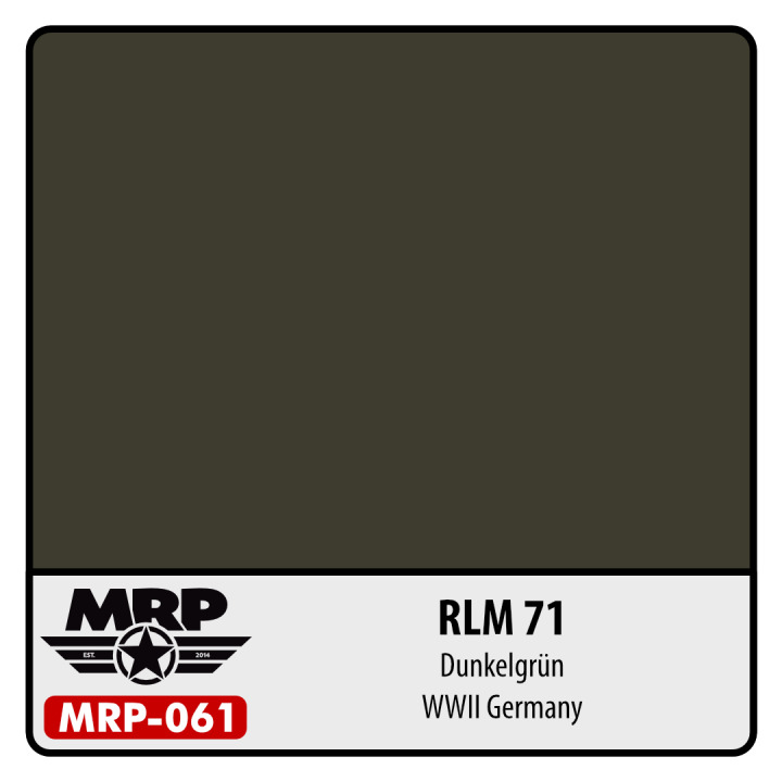 Boxart RLM 71 Dunkelgrün FS34077  MR.Paint