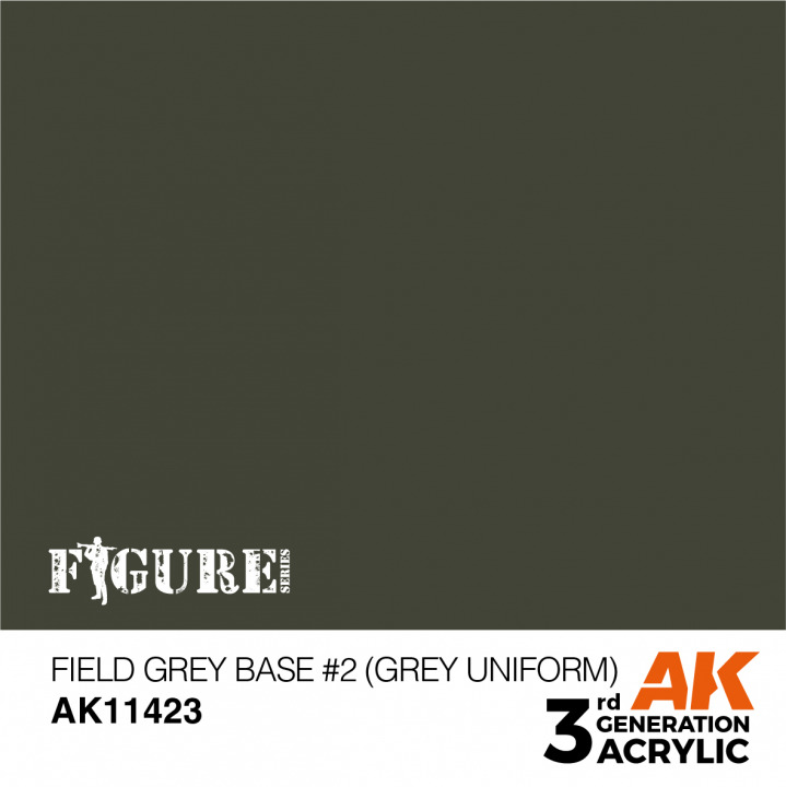 Boxart Field Grey Base #2 (Grey Uniform)  AK 3rd Generation - Figure