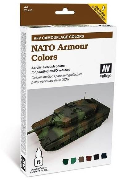 Boxart NATO Armour Colors 78.413 Vallejo Model Air