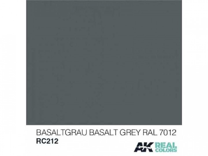 Boxart Basalt grau Basalt Grey RAL 7012  AK Real Colors