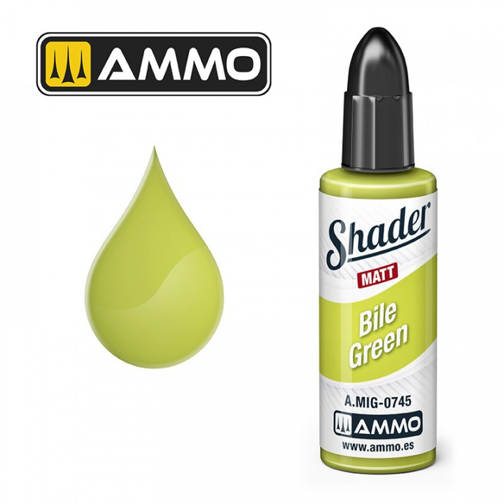 Boxart Bile Green Shader A.MIG-0745 Ammo by Mig Jimenez