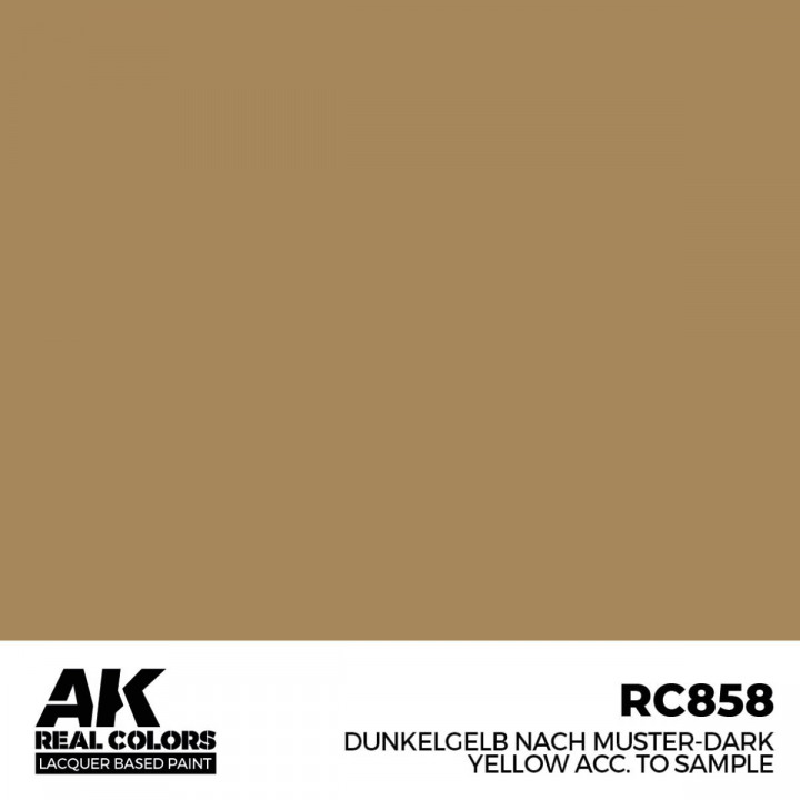 Boxart Dunkelgelb Nach Muster-Dark Yellow acc. to Sample  AK Real Colors