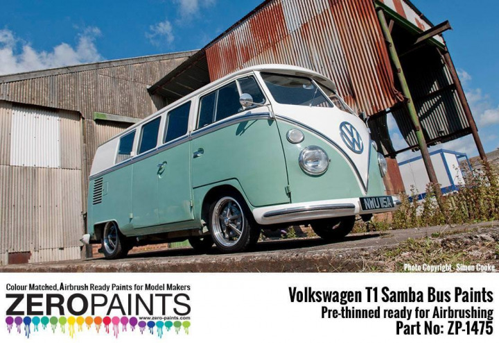 Boxart Volkswagen Type 2 (T1) L31 Taubenblau (Dove Blue)  Zero Paints