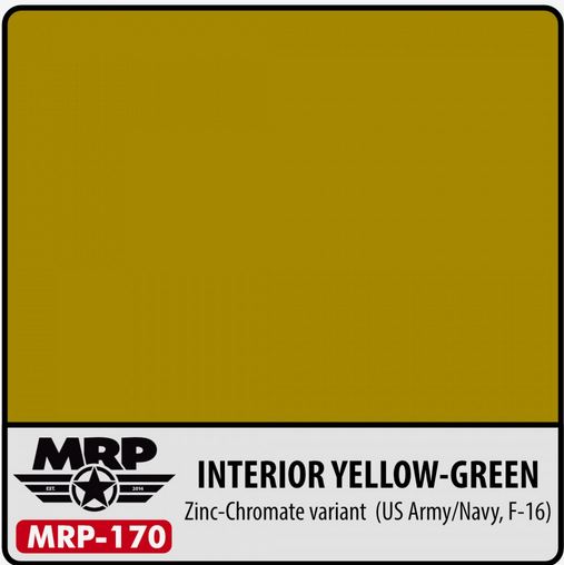 Boxart Interior Yellow Green - Zinc Chromate Variant  MR.Paint