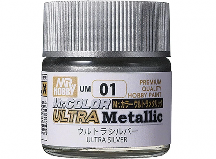 Boxart Ultra Metallic Ultra Silver UM01 Mr.COLOR