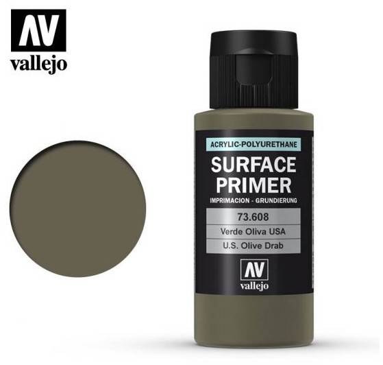 Boxart USA Olive Drab - FS34087 73.608 Vallejo Surface Primer